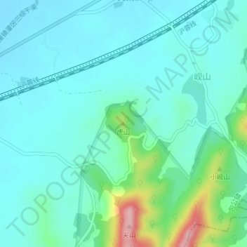 Carte topographique Tiger Mountain, altitude, relief