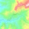 Carte topographique Tierra Blanca, altitude, relief