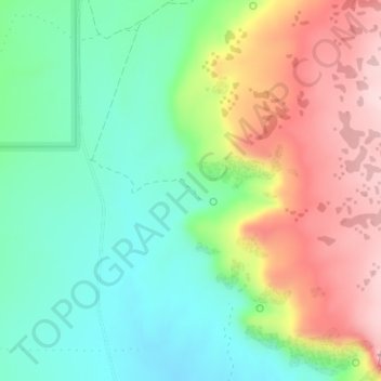 Carte topographique One Mile, altitude, relief