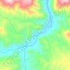 Carte topographique کریم آباد, altitude, relief