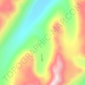 Carte topographique ཁམས, altitude, relief