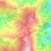 Carte topographique नगरकोट, altitude, relief