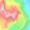 Carte topographique Dome de Polset, altitude, relief