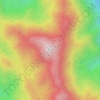 Carte topographique Bukit Ulu Lalat, altitude, relief