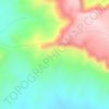 Carte topographique Gobil, altitude, relief