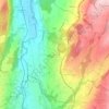Carte topographique Gillarens, altitude, relief