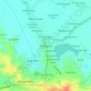 Carte topographique Martapura, altitude, relief