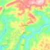 Carte topographique Bulang, altitude, relief