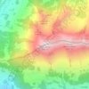 Carte topographique Pic Chaussy, altitude, relief