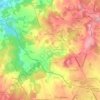 Carte topographique Gandeloup, altitude, relief