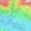 Carte topographique Mathonex, altitude, relief