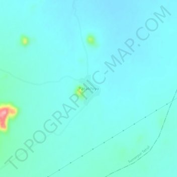 Carte topographique Parakhiya, altitude, relief