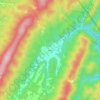 Carte topographique Pedro, altitude, relief