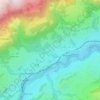 Carte topographique Gerbrunnen, altitude, relief