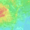 Carte topographique Sandviken, altitude, relief
