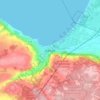 Carte topographique Båstad, altitude, relief