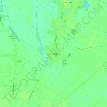 Carte topographique Backi Jarak, altitude, relief