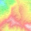 Carte topographique Al Mafraq, altitude, relief