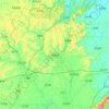 Carte topographique Dazu, altitude, relief