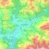 Carte topographique Dhading Besi, altitude, relief