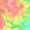 Carte topographique La Ville-Stéphant, altitude, relief