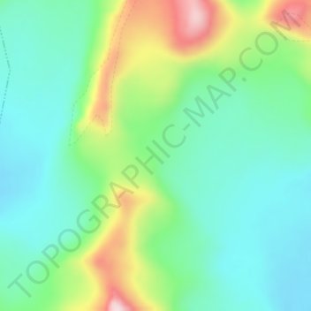 Carte topographique Tanggula Mountains, altitude, relief