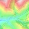 Carte topographique Tupuwa, altitude, relief