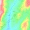 Carte topographique Fuinhas, altitude, relief