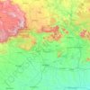 Carte topographique Bilāspur, altitude, relief