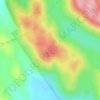 Carte topographique Κρυονέρι, altitude, relief