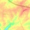 Carte topographique Campbell Junction, altitude, relief