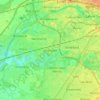 Carte topographique Urmston, altitude, relief