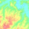 Carte topographique Stinson, altitude, relief