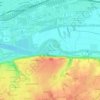 Carte topographique Prairie de Cangé, altitude, relief