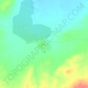 Carte topographique Ben Ghilouf, altitude, relief