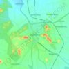 Carte topographique Kalyandurg, altitude, relief
