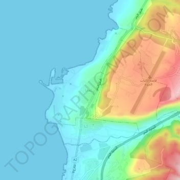 Carte topographique Selaata, altitude, relief
