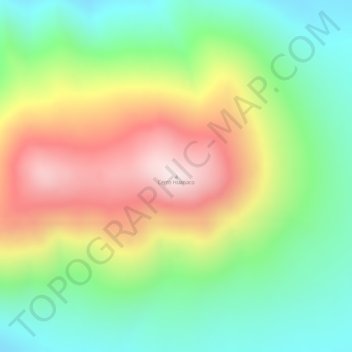 Carte topographique Cerro Huanaco, altitude, relief