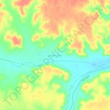 Carte topographique Sawani Fassano, altitude, relief