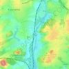 Carte topographique Roux, altitude, relief