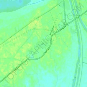 Carte topographique Babarloi, altitude, relief