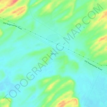 Carte topographique Varvai, altitude, relief