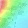 Carte topographique San Pablo, altitude, relief