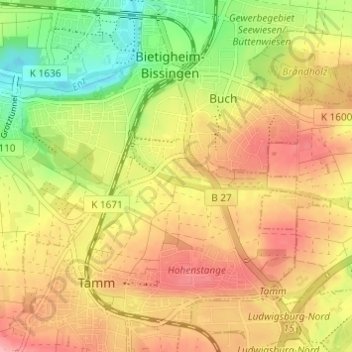 Carte topographique Fißlerhof, altitude, relief