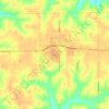 Carte topographique Wayland, altitude, relief