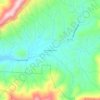 Carte topographique Limestone Cove, altitude, relief