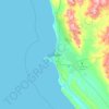 Carte topographique Geraldton, altitude, relief