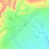 Carte topographique Bannu, altitude, relief