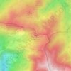 Carte topographique Groppo del Vescovo, altitude, relief