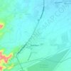 Carte topographique San Roque, altitude, relief